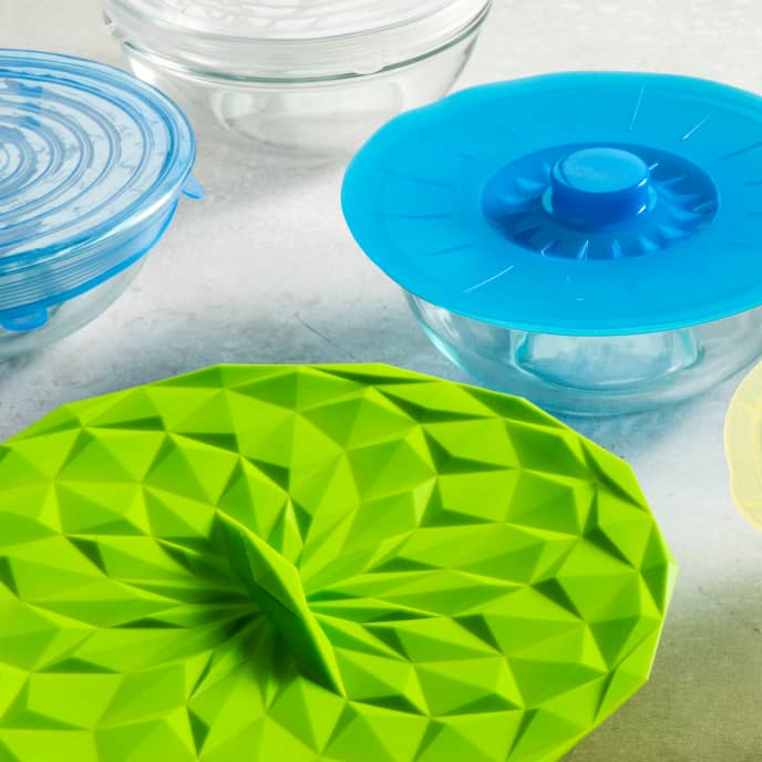 Flexible silicone hotsell dish covers
